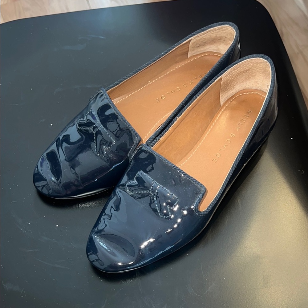 Navy Blue Women's Loafers